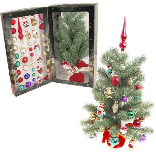 0024762103618 - Künstlicher Weihnachtsbaum KREBS GLAS LAUSCHA Mini 45 cm - mit Kugeln Figuren und Spitze Weihnachtsbäume Gr Höhe 45 cm bunt Künstliche Weihnachtsbäume Weihnachtsbaumschmuck inkl Kugelaufhänger 0024762103618 - Künstlicher Weihnachtsbaum KREBS GLAS LAUSCHA Mini 45 cm - mit Kugeln Figuren und Spitze Weihnachtsbäume Gr Höhe 45 cm bunt Künstliche Weihnachtsbäume Weihnachtsbaumschmuck inkl Kugelaufhänger