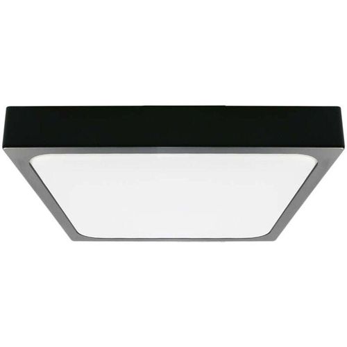 3800157685382 - Vtac - v-tac VT-8630B-SQ 30W LED-Deckenleuchte IP44 quadratisch schwarz 360° modernes Design 100lm W schwarze Farbe 4000K - sku 7649 - Schwarz