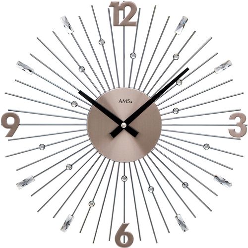 4037445158726 - Wanduhr AMS W9654 grau (anthrazit) Wanduhren H 5cm QuarzuhrWohnzimmerEsszimmerKücheArbeitszimmerBüroFlur 4037445158726 - Wanduhr AMS W9654 grau (anthrazit) Wanduhren H 5cm QuarzuhrWohnzimmerEsszimmerKücheArbeitszimmerBüroFlur
