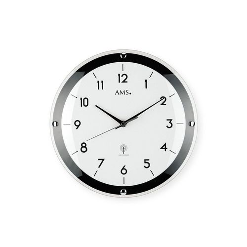4037445139176 - Funkwanduhr AMS F5906 schwarz Wanduhren Ø 31cm QuarzuhrMineralglasWohnzimmerEsszimmerKücheArbeitszimmerFlur 4037445139176 - Funkwanduhr AMS F5906 schwarz Wanduhren Ø 31cm QuarzuhrMineralglasWohnzimmerEsszimmerKücheArbeitszimmerFlur