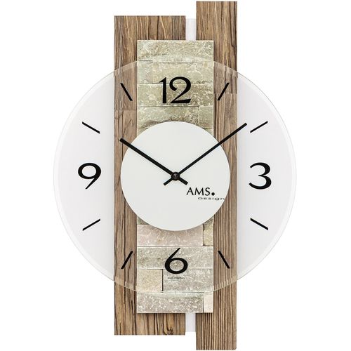 4037445154179 - Wanduhr AMS W9543 braun (transparent braun) Wanduhren B H L 6cm x 40cm x 28cm QuarzuhrHolzWohnzimmerEsszimmerKücheArbeitszimmerBüroFlur 4037445154179 - Wanduhr AMS W9543 braun (transparent braun) Wanduhren B H L 6cm x 40cm x 28cm QuarzuhrHolzWohnzimmerEsszimmerKücheArbeitszimmerBüroFlur