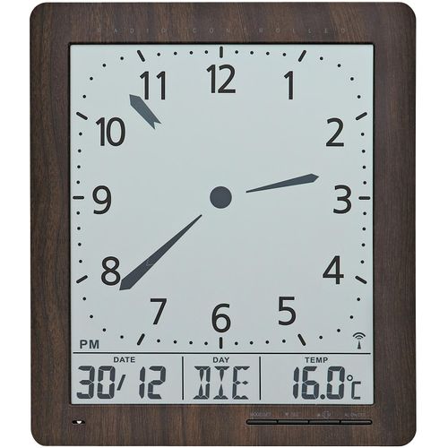 4037445151819 - Funkwanduhr AMS F5893 braun Wanduhren B H L 3cm x 24cm x 21cm QuarzuhrDatumWohnzimmerEsszimmerKücheArbeitszimmerBüro Flur 4037445151819 - Funkwanduhr AMS F5893 braun Wanduhren B H L 3cm x 24cm x 21cm QuarzuhrDatumWohnzimmerEsszimmerKücheArbeitszimmerBüro Flur