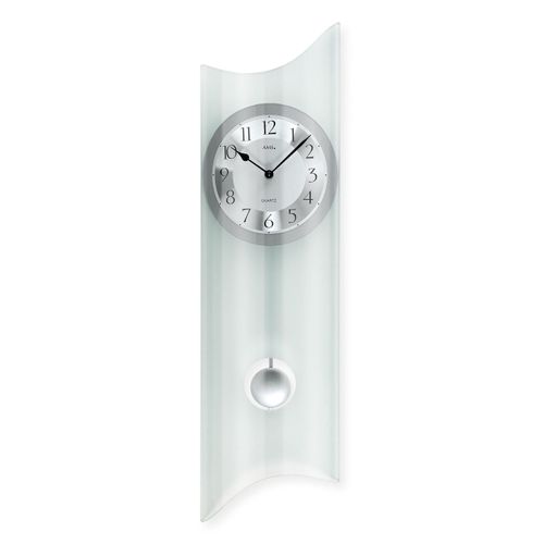 4037445140622 - Pendelwanduhr AMS W7324 silber (transparent silberfarben) Wanduhren B L 68cm x 19cm QuarzuhrMineralglasgehäuseEsszimmerWohnzimmer 4037445140622 - Pendelwanduhr AMS W7324 silber (transparent silberfarben) Wanduhren B L 68cm x 19cm QuarzuhrMineralglasgehäuseEsszimmerWohnzimmer