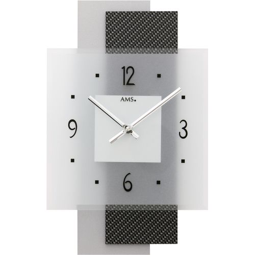 4037445150164 - Wanduhr AMS 9243 silber (silberfarben schwarz) Wanduhren B H L 5cm x 36cm x 22cm QuarzuhrHolzWohnzimmerEsszimmerKücheArbeitszimmerBüroFlur 4037445150164 - Wanduhr AMS 9243 silber (silberfarben schwarz) Wanduhren B H L 5cm x 36cm x 22cm QuarzuhrHolzWohnzimmerEsszimmerKücheArbeitszimmerBüroFlur