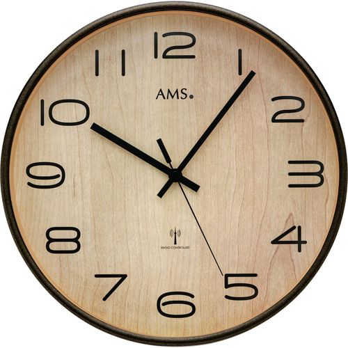 4037445158559 - Funkwanduhr AMS F5502 grau (anthrazit) Wanduhren H 5cm QuarzuhrHolzWohnzimmerEsszimmerKücheArbeitszimmerBüroFlur 4037445158559 - Funkwanduhr AMS F5502 grau (anthrazit) Wanduhren H 5cm QuarzuhrHolzWohnzimmerEsszimmerKücheArbeitszimmerBüroFlur