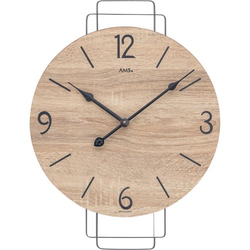 4037445161030 - Wanduhr AMS braun (schwarz braun) Wanduhren B H L 35cm x 5cm x 48cm Made in GermanyWohnzimmerEsszimmerKücheArbeitszimmerBüroFlur 4037445161030 - Wanduhr AMS braun (schwarz braun) Wanduhren B H L 35cm x 5cm x 48cm Made in GermanyWohnzimmerEsszimmerKücheArbeitszimmerBüroFlur
