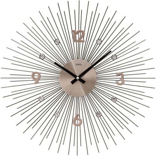 4037445157279 - Wanduhr AMS W9610 grau (anthrazit) Wanduhren Ø 50cm Geschenkartikel QuarzuhrWohnzimmerEsszimmerKücheArbeitszimmerBüroFlur 4037445157279 - Wanduhr AMS W9610 grau (anthrazit) Wanduhren Ø 50cm Geschenkartikel QuarzuhrWohnzimmerEsszimmerKücheArbeitszimmerBüroFlur