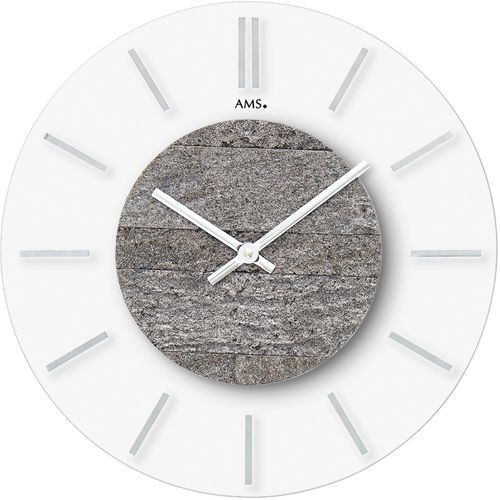 4037445159037 - Wanduhr AMS W9662 Wanduhren Gr H 4cm grau (anthrazit) QuarzuhrMade in GermanyGlasWohnzimmerEsszimmerKücheSchlafzimmer 4037445159037 - Wanduhr AMS W9662 Wanduhren Gr H 4cm grau (anthrazit) QuarzuhrMade in GermanyGlasWohnzimmerEsszimmerKücheSchlafzimmer