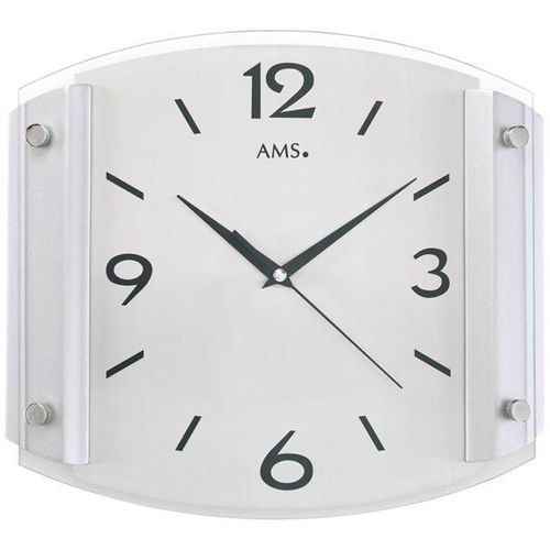 4037445141926 - Funkwanduhr AMS F5938 silber (silberfarben) Wanduhren B H L 30cm x 5cm x 26cm QuarzuhrHolzWohnzimmerEsszimmerKücheArbeitszimmerBüroFlur 4037445141926 - Funkwanduhr AMS F5938 silber (silberfarben) Wanduhren B H L 30cm x 5cm x 26cm QuarzuhrHolzWohnzimmerEsszimmerKücheArbeitszimmerBüroFlur