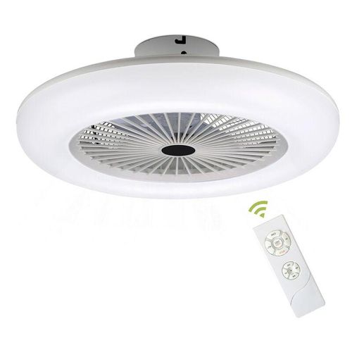 9460565011155 - Swanew - Ventilateur de plafond avec télécommande Dimmable Moderne Chambre Lampe 3 couleurs pour Salon Restaurant Chambre