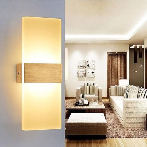9114681108410 - Swanew - Applique Murale Intérieur led Moderne Acrylique en Aluminium Up Down Eclairage Décoration Carré Lumière Blanc chaud 12W 9114681108410 - Swanew - Applique Murale Intérieur led Moderne Acrylique en Aluminium Up Down Eclairage Décoration Carré Lumière Blanc chaud 12W