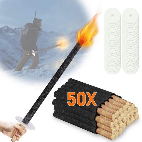 9383874903969 - Torches en Cire Torches de Jardin Torches en Cire Naturelle avec Poignée Extra Longue pour PâquesLot de 50 - Swanew