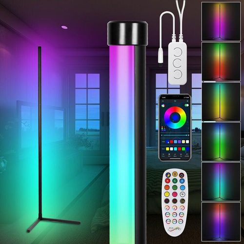 9496896004276 - Swanew - Lampadaire led 156CM rgb led Lampadaire Salon sur Pied dangle Moderne avec Télécommande et app Contrôle Eclairage led 9496896004276 - Swanew - Lampadaire led 156CM rgb led Lampadaire Salon sur Pied dangle Moderne avec Télécommande et app Contrôle Eclairage led