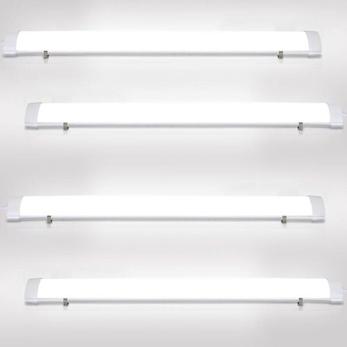 9441000417602 - SWANEW Réglette LED étanche tubes LED 120cm 36W interconnectable traversante IP65 Plafonnier LED pour locaux pièces humides Blanc Neutre