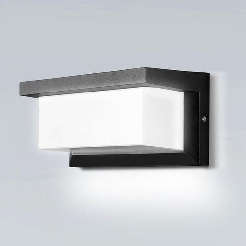 9469695701448 - Swanew - Applique Murale intérieur Extérieur avec Détecteur de Mouvement Moderne Luminaire MuraleÉclairage Mural Etanche IP65 led 18W blanc froid