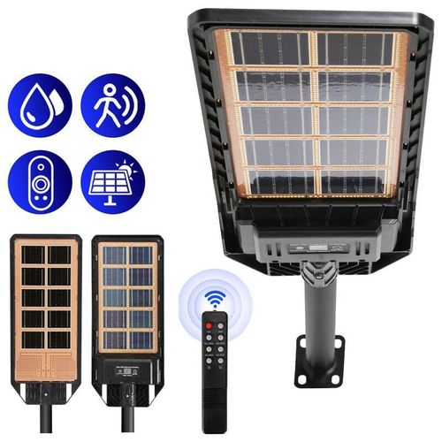 9412302643655 - 300W Réverbère Solaire Réverbère extérieur Lampadaire avec détecteur de mouvement Projecteur led solaire - Swanew 9412302643655 - 300W Réverbère Solaire Réverbère extérieur Lampadaire avec détecteur de mouvement Projecteur led solaire - Swanew
