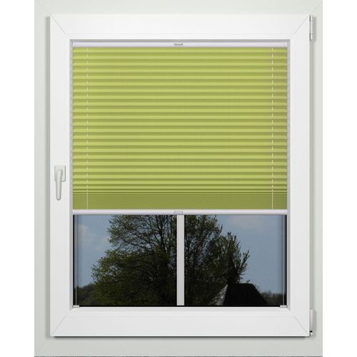 4042627394045 - Plissee INDEKO simple grün (grün weiß) Plissees 220cm zweiseitig verschiebbar 120cm Obermaterial 94% Polyester 6% sonstige Fasern nach Maß B120cm H220cm 4042627394045 - Plissee INDEKO simple grün (grün weiß) Plissees 220cm zweiseitig verschiebbar 120cm Obermaterial 94% Polyester 6% sonstige Fasern nach Maß B120cm H220cm