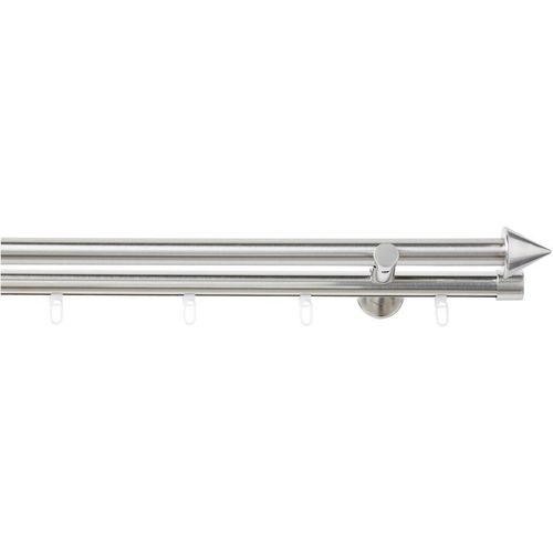 4015161083898 - Kombi-Vorhangstange Punta Gardinenstangen Gr L 240 cm Ø 20 mm 2 läufig silberfarben (edelstahlfarben) Kinder Gardinenstangen für 4015161083898 - Kombi-Vorhangstange Punta Gardinenstangen Gr L 240 cm Ø 20 mm 2 läufig silberfarben (edelstahlfarben) Kinder Gardinenstangen für