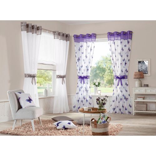 6920192980369 - Gardine MY HOME Villars Gardinen Gr 145 cm Ösen 140 cm grau Landhaus Gardinen Gardine Vorhang Fertiggardine inkl 2 Raffhalter transparent Bestseller 6920192980369 - Gardine MY HOME Villars Gardinen Gr 145 cm Ösen 140 cm grau Landhaus Gardinen Gardine Vorhang Fertiggardine inkl 2 Raffhalter transparent Bestseller