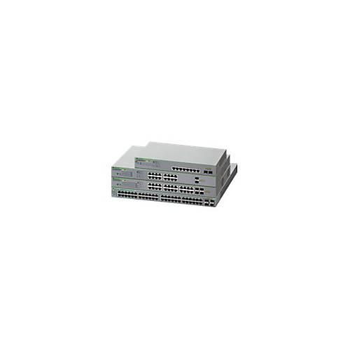 0767035219196 - AT GS950 18PS V2 - Switch - Smart - 16 x 10 100 1000 (PoE+) + 2 x 1000Base-X - Desktop an Rack montierbar wandmontierbar - PoE+ (185 W)