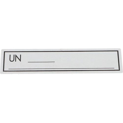 4251924718847 - Gefahrgutaufkleber UN ohne Text VE 1000 Stk weiß ab 10 VE 4251924718847 - Gefahrgutaufkleber UN ohne Text VE 1000 Stk weiß ab 10 VE