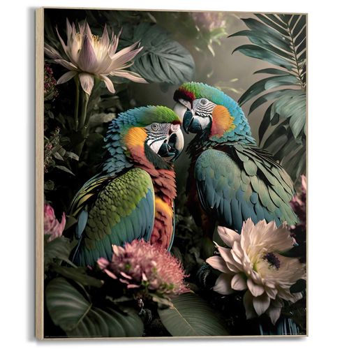 8714597656596 - Wandbild REINDERS Tropical Love grün (farbe bild(er) grün) B50cm H40cm T3cm MDF Bilder 8714597656596 - Wandbild REINDERS Tropical Love grün (farbe bild(er) grün) B50cm H40cm T3cm MDF Bilder