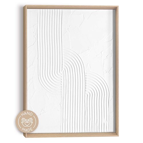 8714597656985 - Wandbild REINDERS Knot Bilder Gr B H T 30cm x 40cm x 3cm weiß
