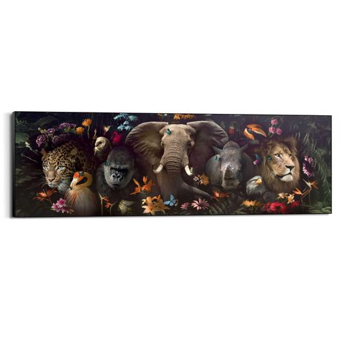 8714597637816 - Wandbild REINDERS Dschungel Fantasie bunt (farbe bild(er) bunt) B156cm H52cm T3cm MDF Bilder