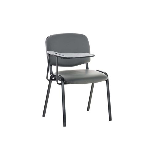 4251380409457 - Besucherstuhl KEN mit Klapptisch Robuster Konferenzstuhl mit gepolsterter Sitzfläche und Kunstlederbezug 4251380409457 - Besucherstuhl KEN mit Klapptisch Robuster Konferenzstuhl mit gepolsterter Sitzfläche und Kunstlederbezug