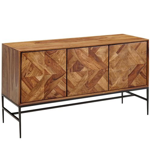 4255632531927 - Massivholz Sideboard Sheesham 123x70x45 cm Industrial-Design Stauraum 4255632531927 - Massivholz Sideboard Sheesham 123x70x45 cm Industrial-Design Stauraum