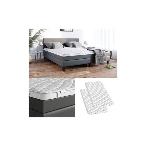 4251421926226 - Matratzenschoner Weiß 90 x 200 cm waschbar bis 60°C trocknergeeignet Vitalispa 4251421926226 - Matratzenschoner Weiß 90 x 200 cm waschbar bis 60°C trocknergeeignet Vitalispa