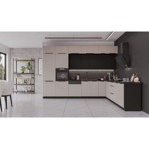 4255832101159 - Winkelküche ARONA SIENA 350x290 Küchenzeile Eckküche Küche Kaschmir XL Stauraum 4255832101159 - Winkelküche ARONA SIENA 350x290 Küchenzeile Eckküche Küche Kaschmir XL Stauraum