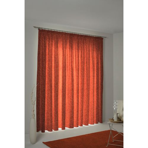 4004567110390 - Vorhang WIRTH Toco-Ranke Gardinen Gr 145 cm Kräuselband 132 cm orange (terra) Kräuselband Gardine