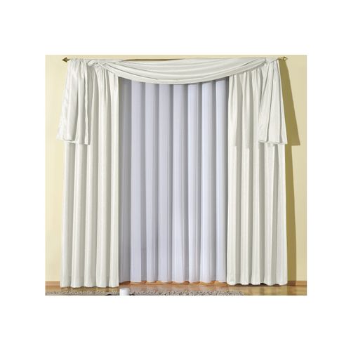 4004567044497 - Vorhang WIRTH Janine Gardinen Gr 145 cm Kräuselband 135 cm beige (cremeweiß) Kräuselband Gardine