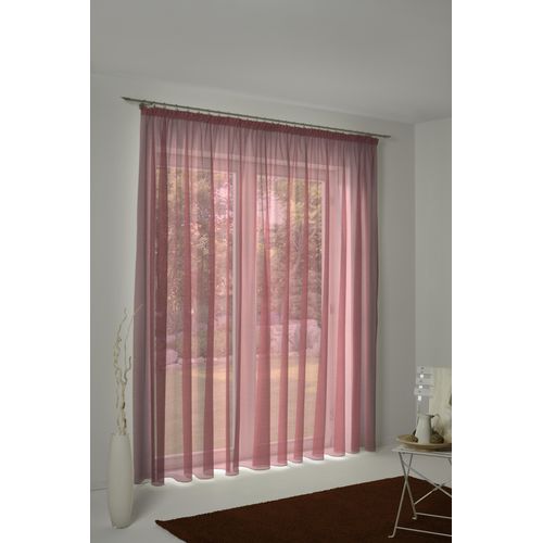 4004567154073 - Vorhang WIRTH LORCA Gr 3 rot B132cm H220cm Obermaterial 66% Polyester 34% Baumwolle Gardinen