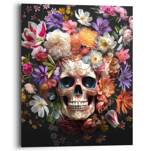 8714597653861 - Bild FLORAL SKULL (BHT 40x50x2 cm)