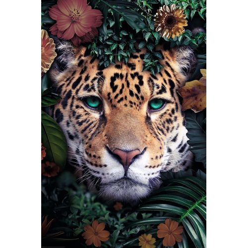 8714597587494 - Wandbild REINDERS Wandbild Leopard Blumenkranz - Jungle Farbenfroh Bilder Gr B H 60 cm x 90 cm Leopard 1 St bunt (mehrfarbig) Kunstdrucke 8714597587494 - Wandbild REINDERS Wandbild Leopard Blumenkranz - Jungle Farbenfroh Bilder Gr B H 60 cm x 90 cm Leopard 1 St bunt (mehrfarbig) Kunstdrucke