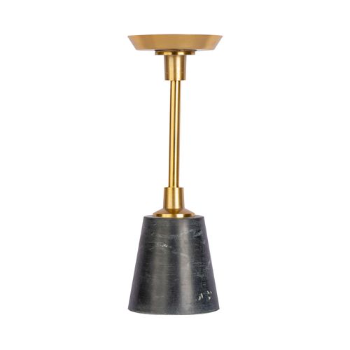 4063074541455 - Kerzenständer KAYOOM Fayya 225 schwarz (goldfarben schwarz) B10cm H30cm T10cm Ø10cm Aluminium Marmor Kerzenhalter Höhe ca 30 cm 4063074541455 - Kerzenständer KAYOOM Fayya 225 schwarz (goldfarben schwarz) B10cm H30cm T10cm Ø10cm Aluminium Marmor Kerzenhalter Höhe ca 30 cm