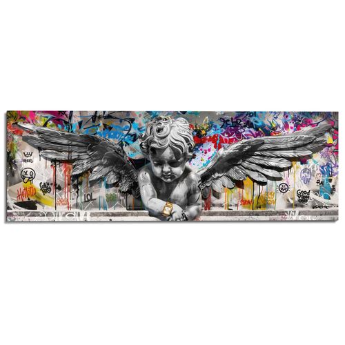 8714597664102 - Deco-Panel REINDERS Funky Angel bunt (farbe bild(er) bunt) B156cm H52cm T2cm Holz Bilder 8714597664102 - Deco-Panel REINDERS Funky Angel bunt (farbe bild(er) bunt) B156cm H52cm T2cm Holz Bilder