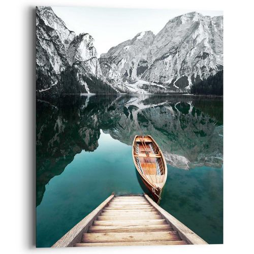 8714597625868 - Bild GLACIER MOUNTAIN LAKE (LBH 40x2x50 cm) LBH 40x2x50 cm bunt Kunstdruck Gemälde Wandbild 8714597625868 - Bild GLACIER MOUNTAIN LAKE (LBH 40x2x50 cm) LBH 40x2x50 cm bunt Kunstdruck Gemälde Wandbild