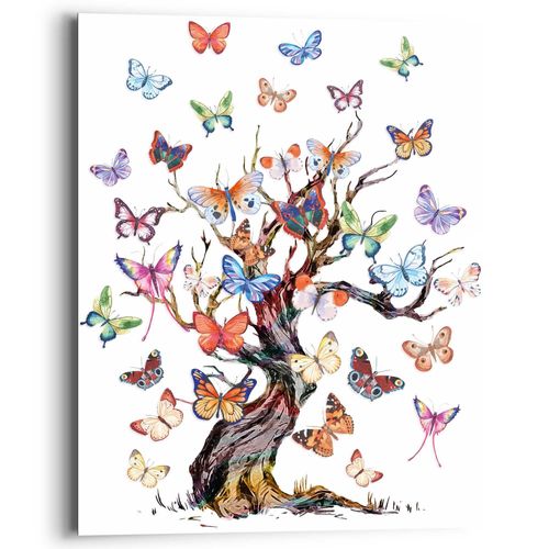 8714597625202 - Deco-Panel REINDERS Schmetterling Baum Bilder Gr B H T 40 cm x 50 cm x 2 cm bunt Kunstdrucke 8714597625202 - Deco-Panel REINDERS Schmetterling Baum Bilder Gr B H T 40 cm x 50 cm x 2 cm bunt Kunstdrucke