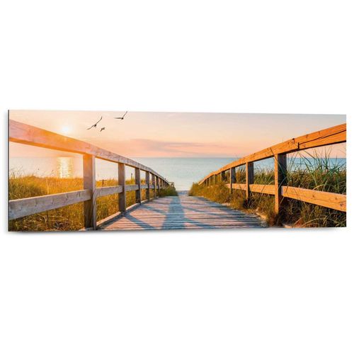 8714597625998 - Deco-Panel REINDERS Zum Strand Bilder Gr B H T 90 cm x 30 cm x 2 cm orange Kunstdrucke 8714597625998 - Deco-Panel REINDERS Zum Strand Bilder Gr B H T 90 cm x 30 cm x 2 cm orange Kunstdrucke