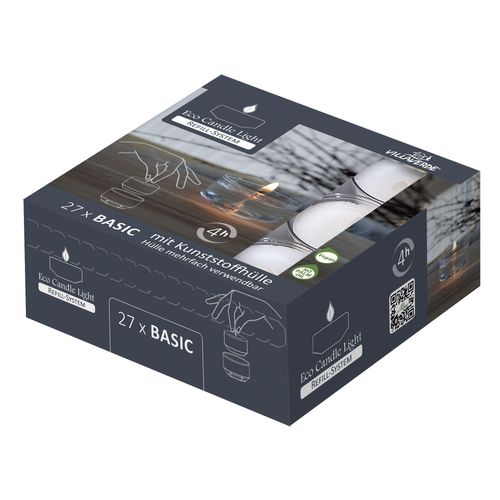 4019916503259 - Teelichter Basic ecl mit Hülle 27 er Pack Deko Weihnachten - Villa Verde 4019916503259 - Teelichter Basic ecl mit Hülle 27 er Pack Deko Weihnachten - Villa Verde