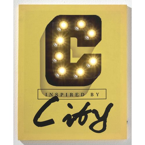 4041103746149 - LED-Bild CITY (BHT 40x50x2 cm) casa NOVA