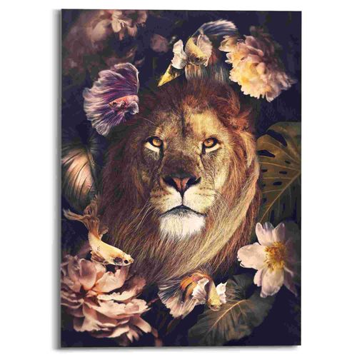 8714597635355 - Acrylglasbild REINDERS Dschungel-Löwe Bilder Gr B H T 50 cm x 70 cm x 2 cm braun Acrylglasbilder 8714597635355 - Acrylglasbild REINDERS Dschungel-Löwe Bilder Gr B H T 50 cm x 70 cm x 2 cm braun Acrylglasbilder