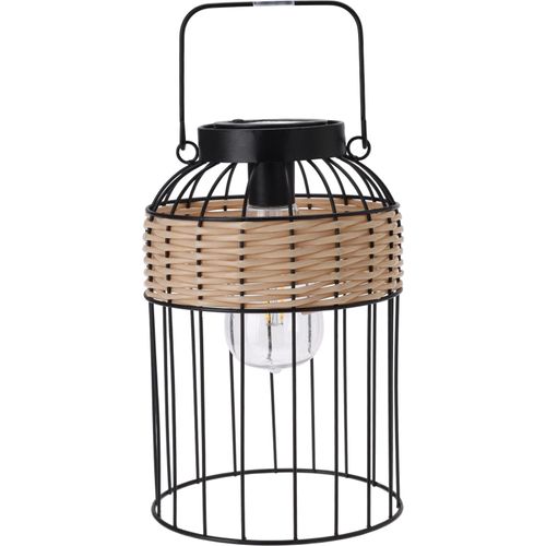 8720573469272 - Home Styling - Solarlaterne mit geflochtenem Dekor und breitem Griff ø 16 x 25 cm 8720573469272 - Home Styling - Solarlaterne mit geflochtenem Dekor und breitem Griff ø 16 x 25 cm