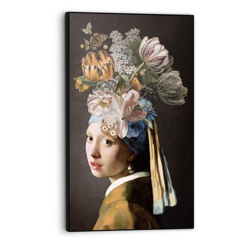 8714597629484 - Bild REINDERS Das Blumenmädchen mit dem Perlenorhrring Bilder Gr B H T 70 cm x 118 cm x 37 cm bunt Kunstdrucke
