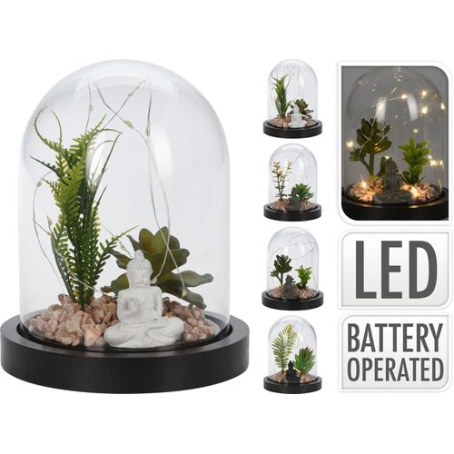 8720573034326 - Kunstpflanze LED im Glas (BHT 14x17x14 cm) 8720573034326 - Kunstpflanze LED im Glas (BHT 14x17x14 cm)