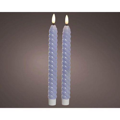 8720194320754 - Stabkerzen-Set LED WHIRL lila (DH 2x2450 cm) 8720194320754 - Stabkerzen-Set LED WHIRL lila (DH 2x2450 cm)