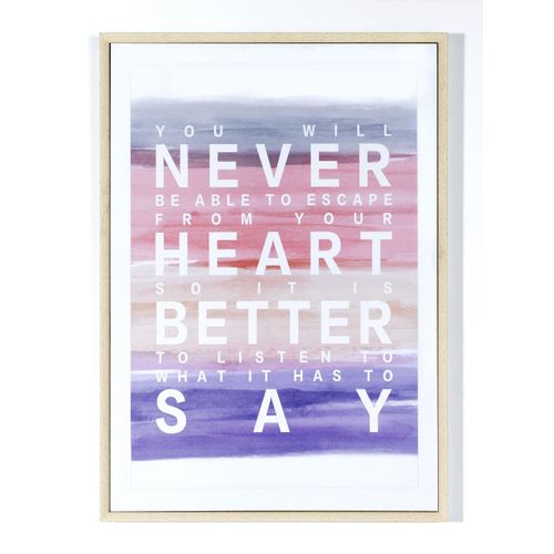 4041103901494 - Bild YOU WILL NEVER (BHT 50x70x350 cm) casa NOVA 4041103901494 - Bild YOU WILL NEVER (BHT 50x70x350 cm) casa NOVA